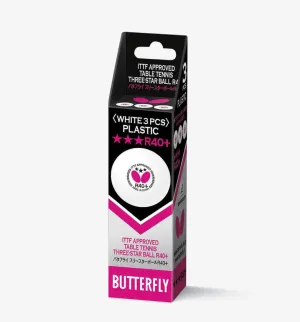 Butterfly Three-Star Ball R40  (3) pack