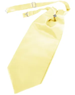 Canary Solid Satin Kids Cravat