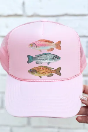 Catch Of The Day Otto Soft Pink Foam Front Trucker Hat