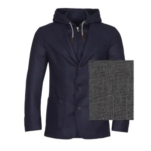 Check Pattern Loro Piana D-Constructed Shirt Jacket