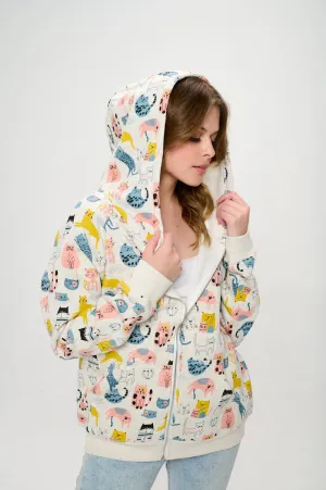 Colorful Cats Hoodie