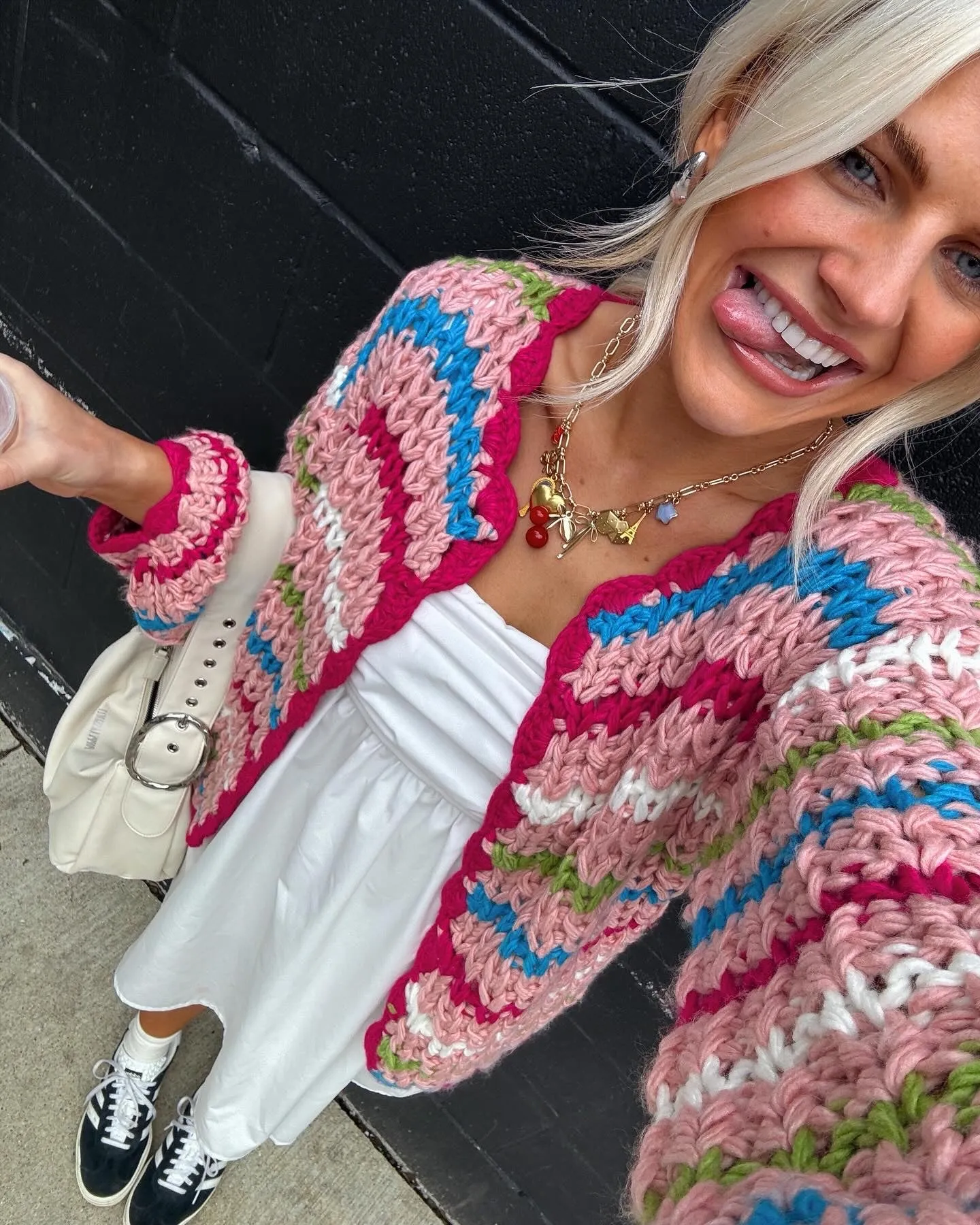 Colorful Cutie Striped Cardigan