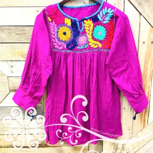 Colorful Embroider Rococo Top - Long Sleeve