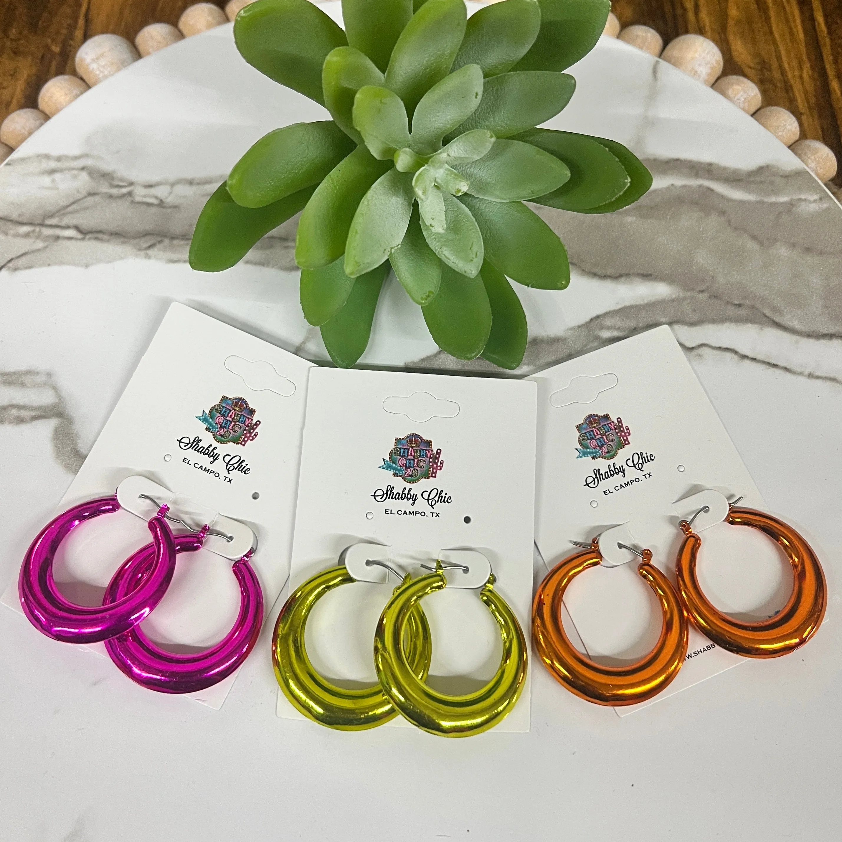Colorful Hoop Earrings