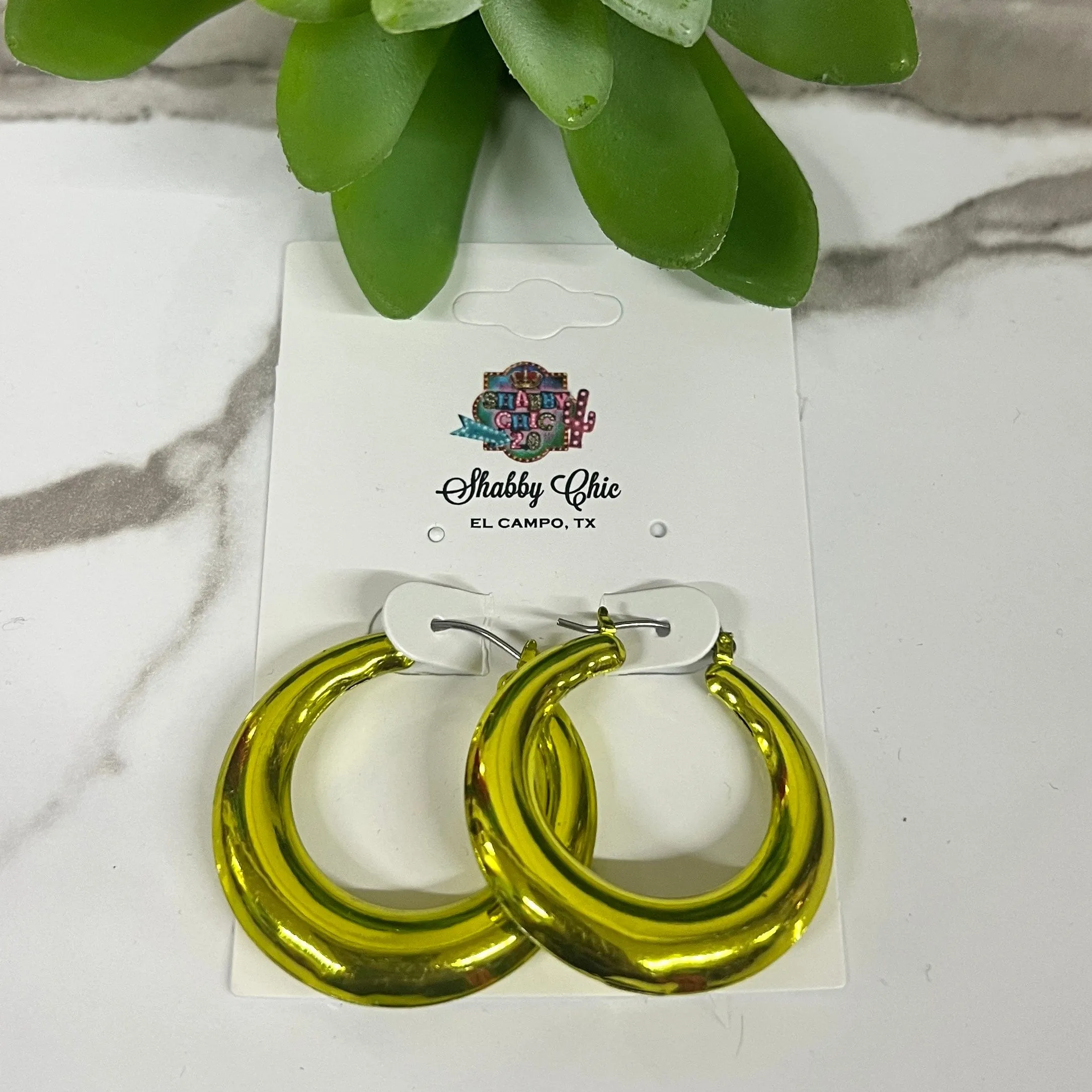 Colorful Hoop Earrings