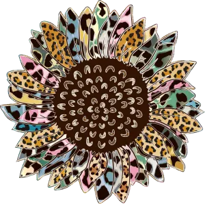 Colorful Leopard Sunflower