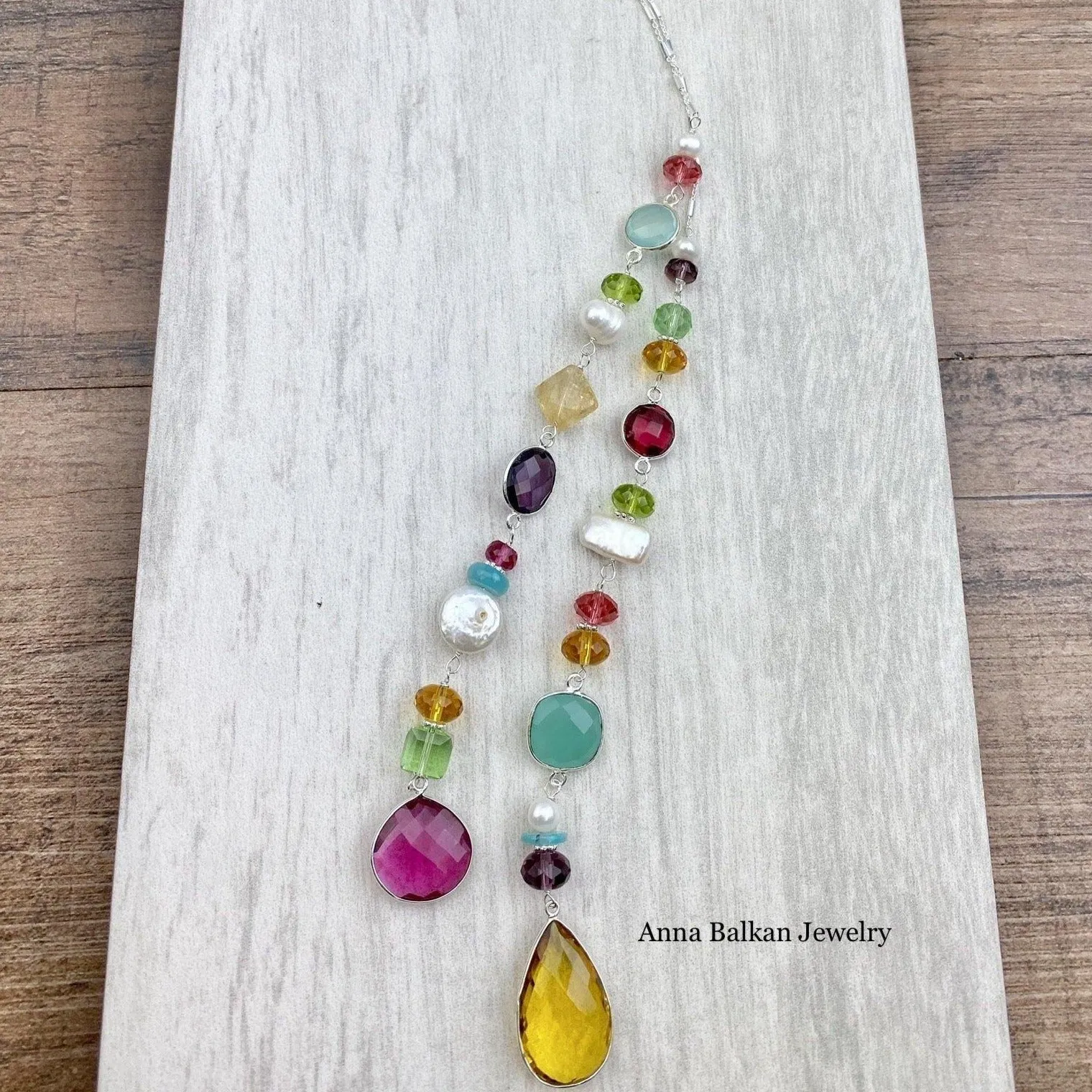 Colorful Life Lariat Necklace