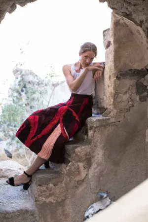 Colorful Painterly Skirt
