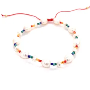 Colorful Pearl Bracelet