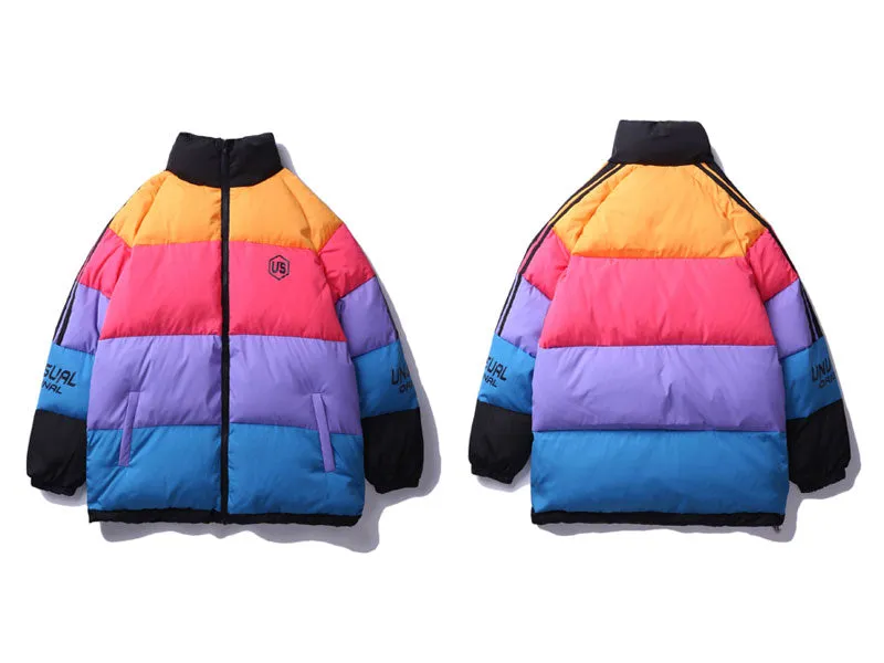 COLORFUL UNISEX WINDBRAKER PARKA