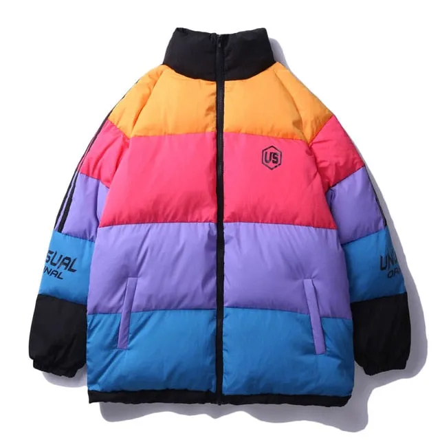 COLORFUL UNISEX WINDBRAKER PARKA