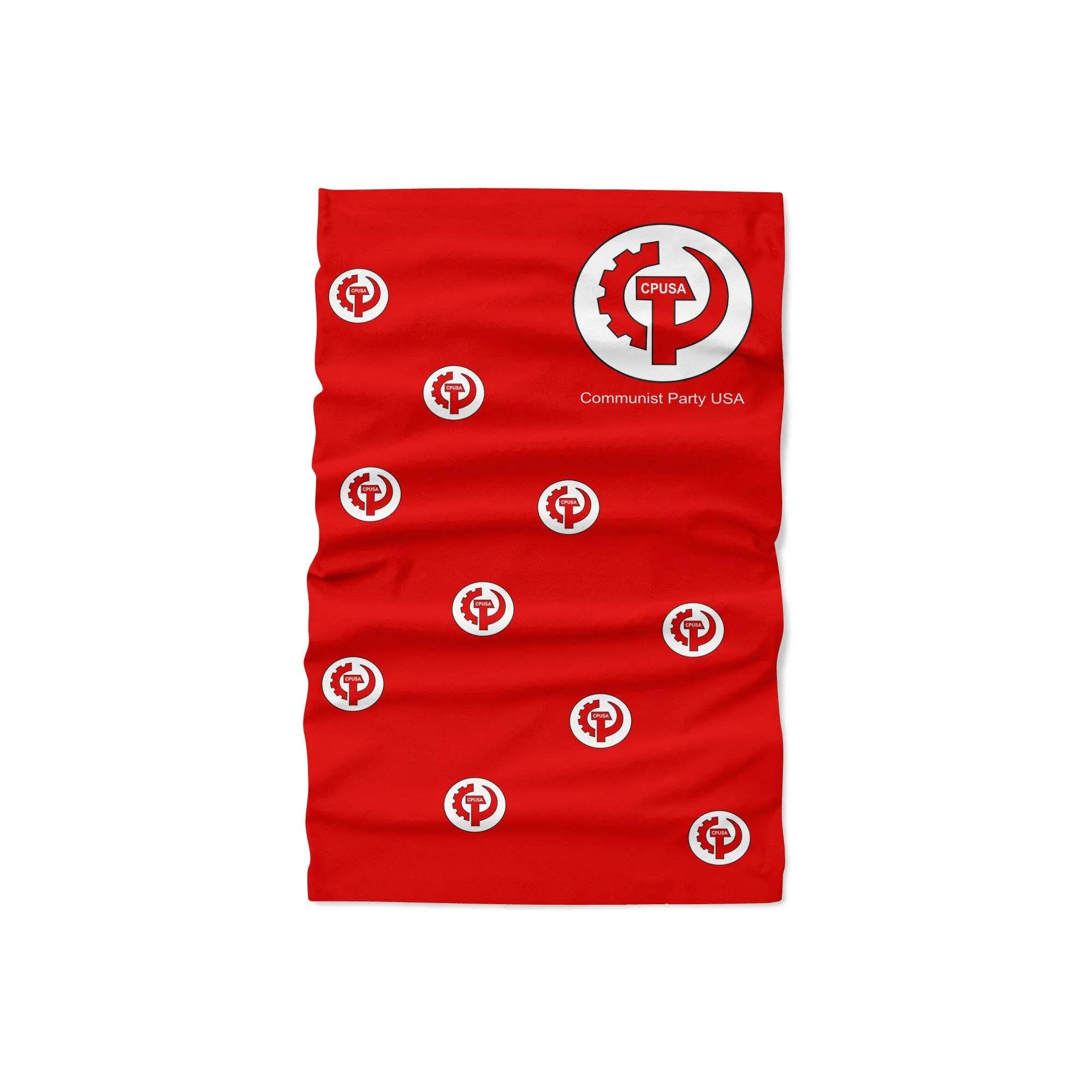 Communist Party USA CPUSA UV Protection Neck Gaiter, Headband, Scarf