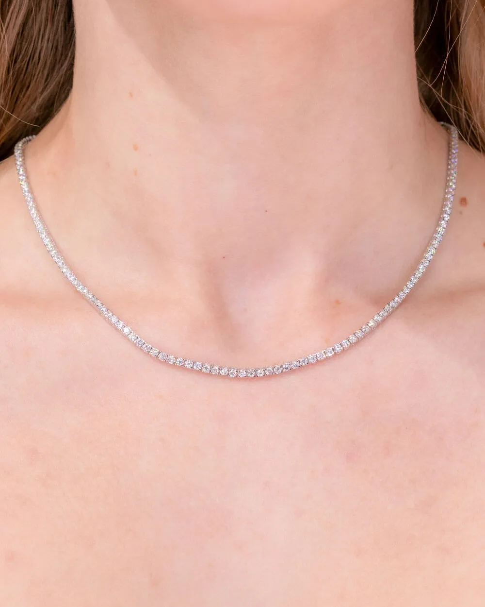 Core Lab Diamond Tennis Necklace