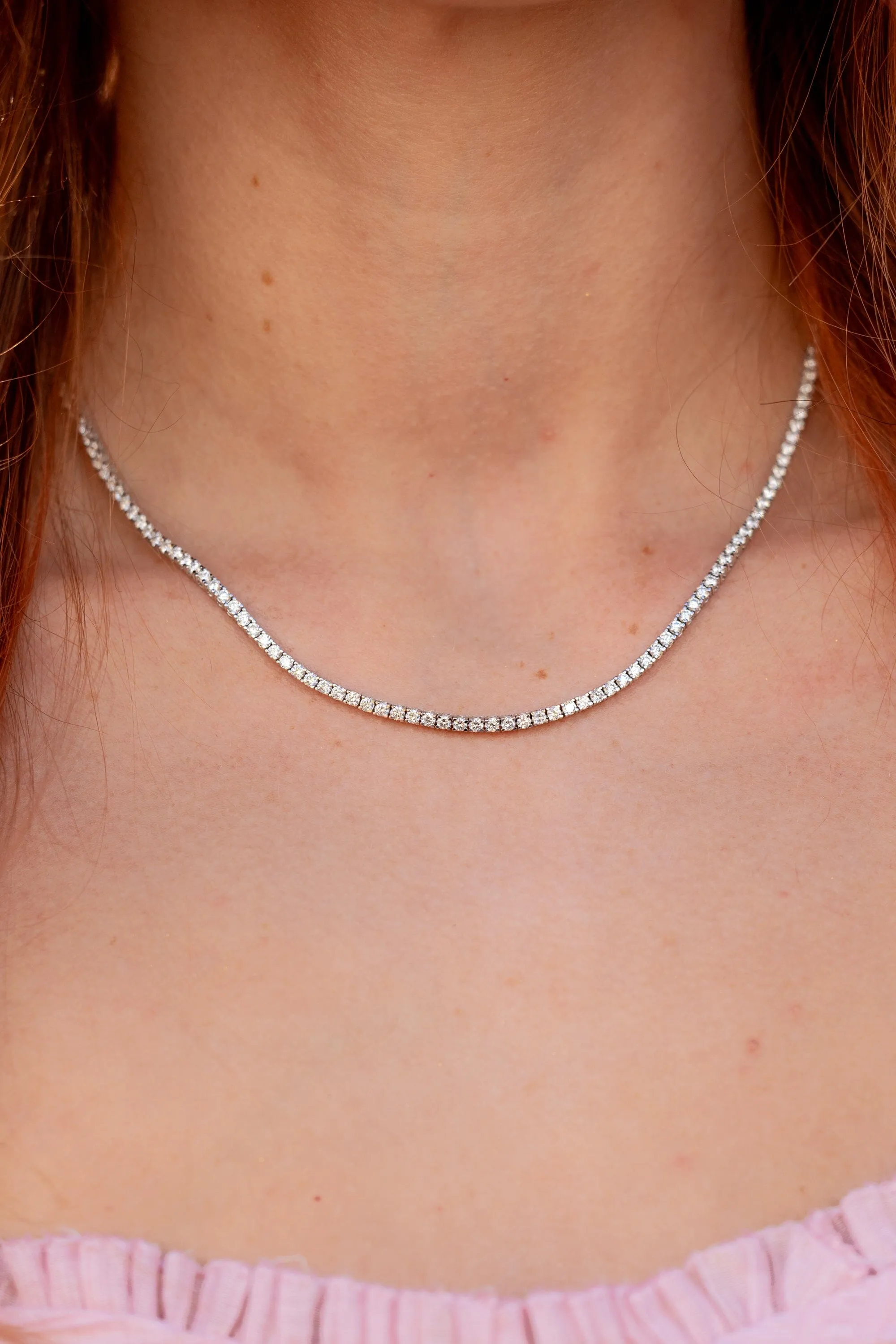 Core Lab Diamond Tennis Necklace