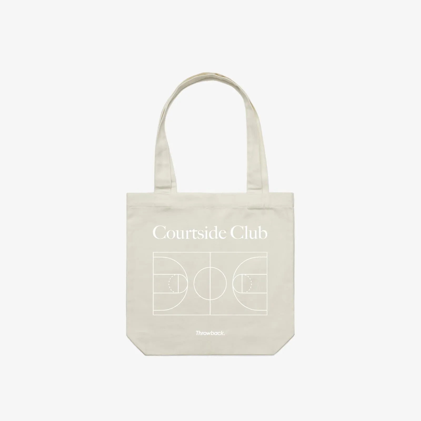 Courtside Club Tote Bag - Milk