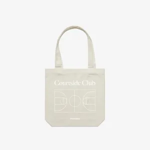 Courtside Club Tote Bag - Milk