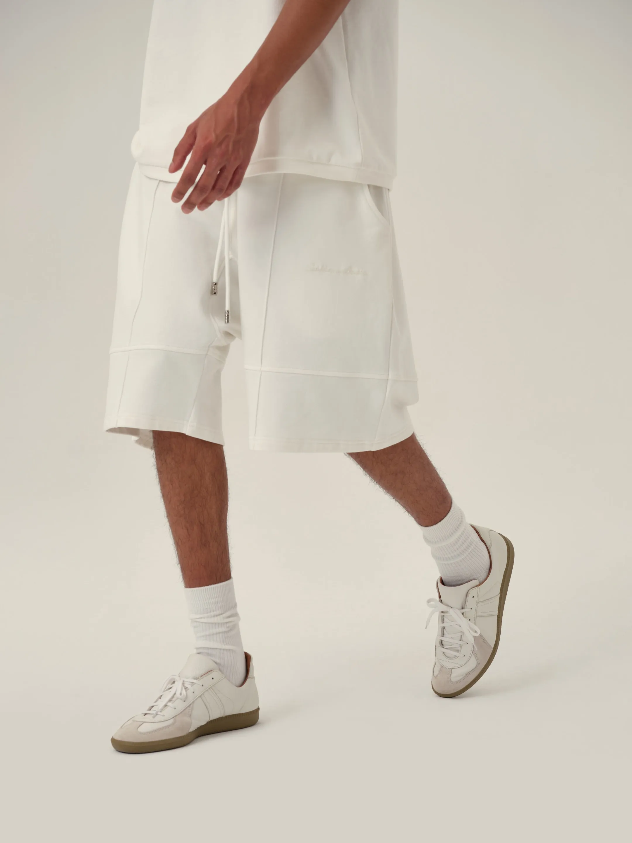 Cream White Shorts