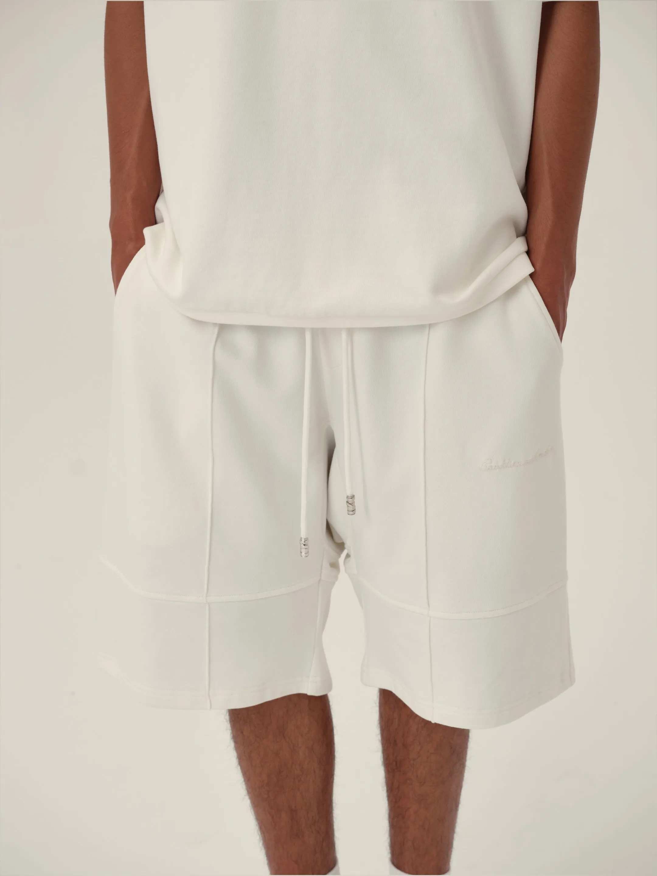Cream White Shorts
