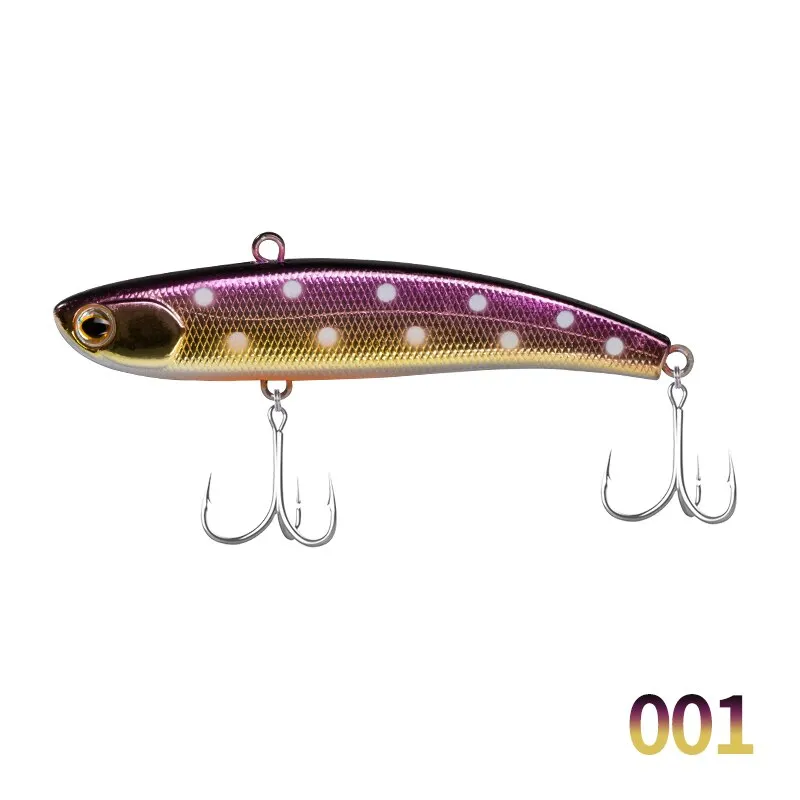 D1 Vibes Rattling for Fishing 80mm 17g Long Casting Hard Bait Sinking Artificial Bait Fishing Tackle