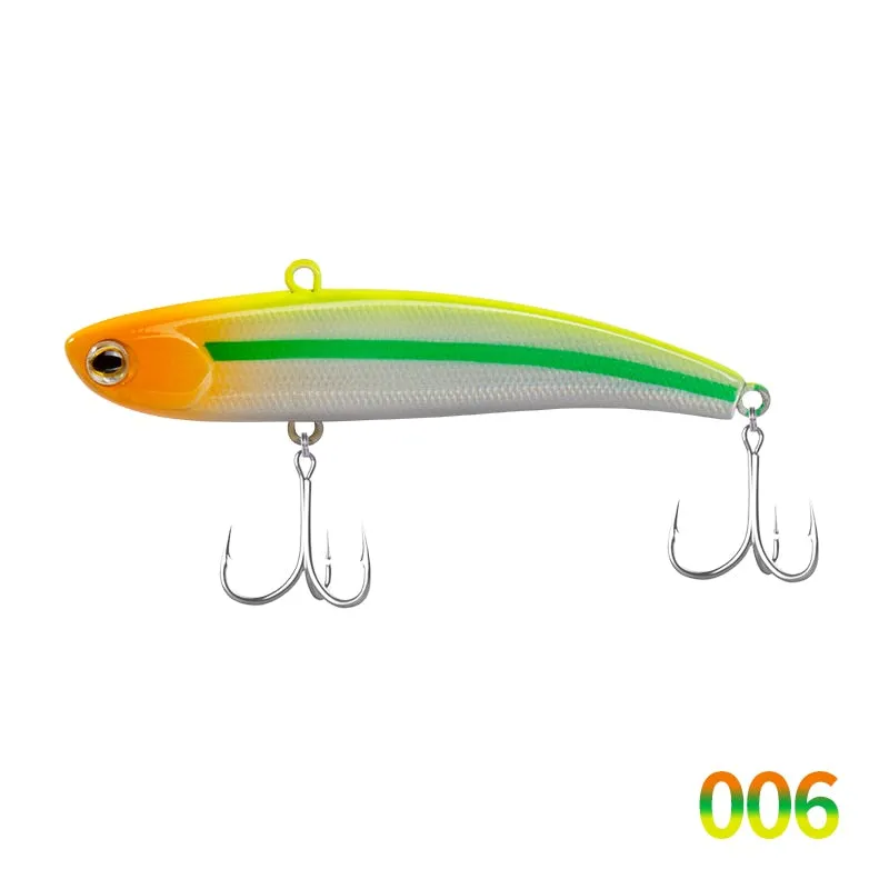 D1 Vibes Rattling for Fishing 80mm 17g Long Casting Hard Bait Sinking Artificial Bait Fishing Tackle
