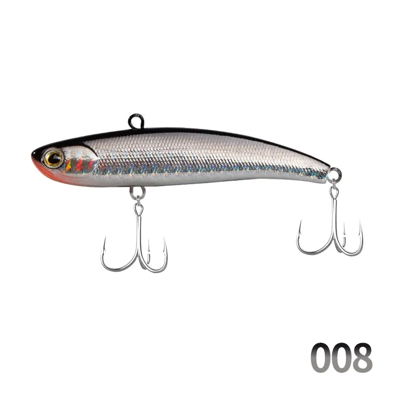 D1 Vibes Rattling for Fishing 80mm 17g Long Casting Hard Bait Sinking Artificial Bait Fishing Tackle