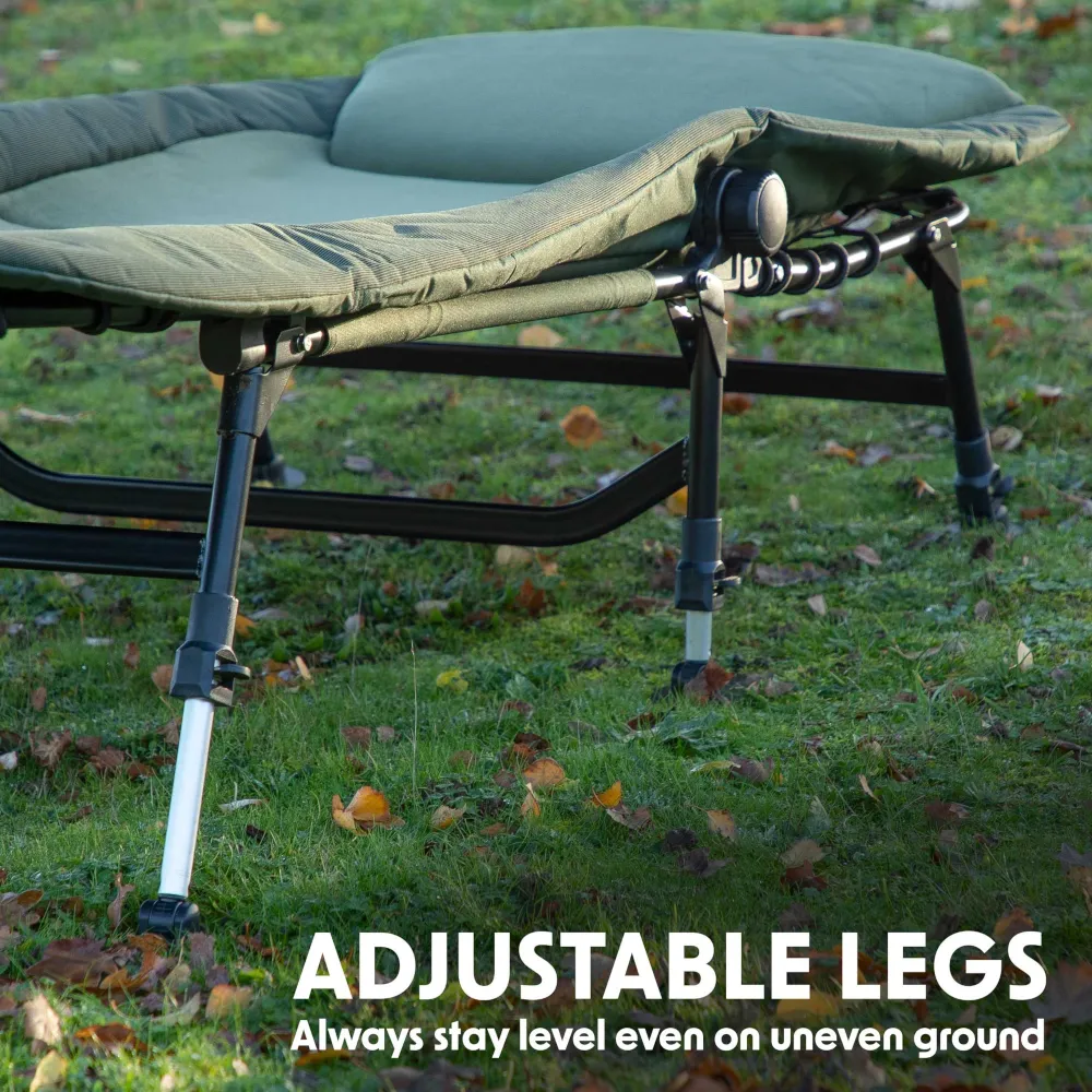 Dellonda Portable Adjustable Bedchair - A