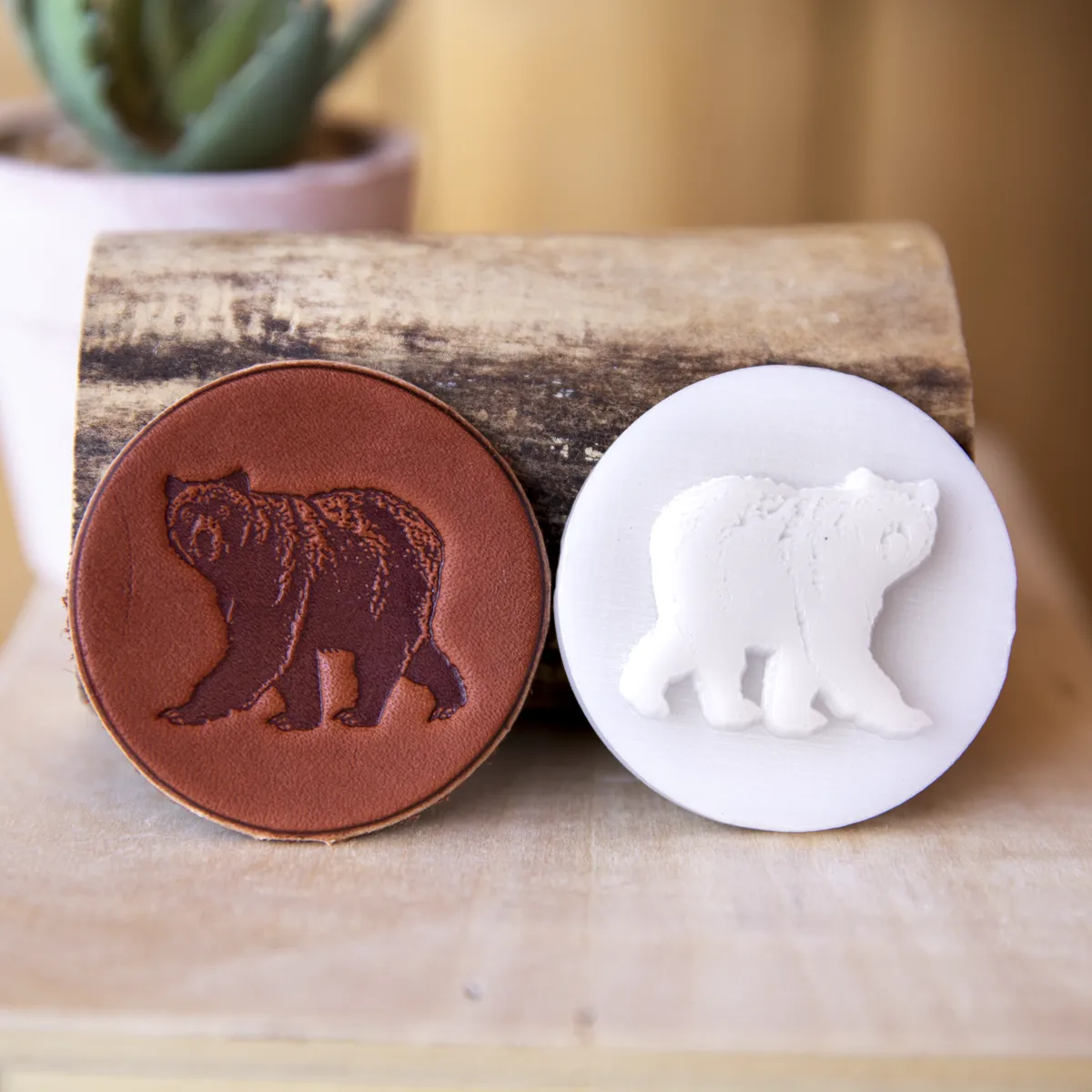 Delrin Leather Stamp Custom Design - size small