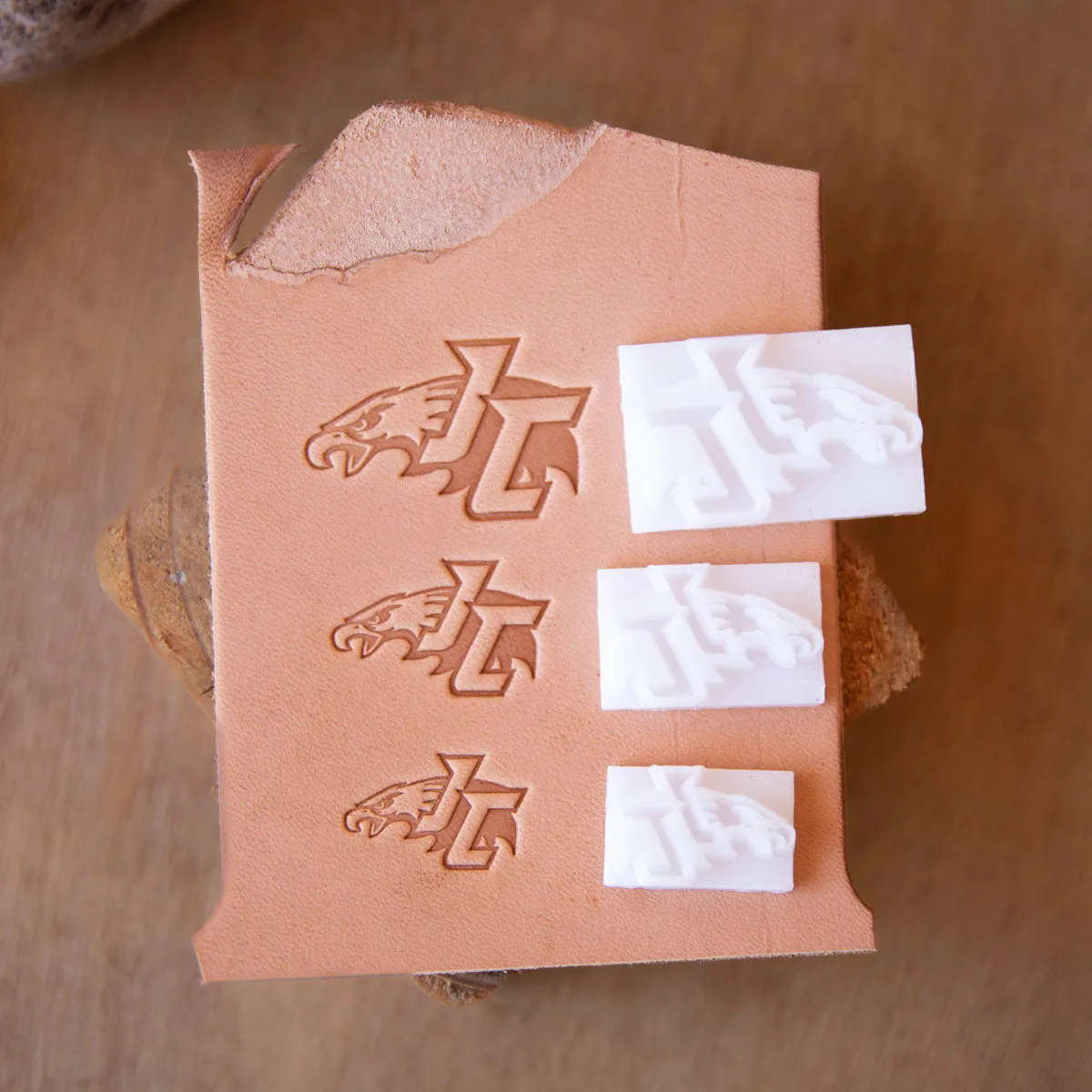 Delrin Leather Stamp Custom Design - size small