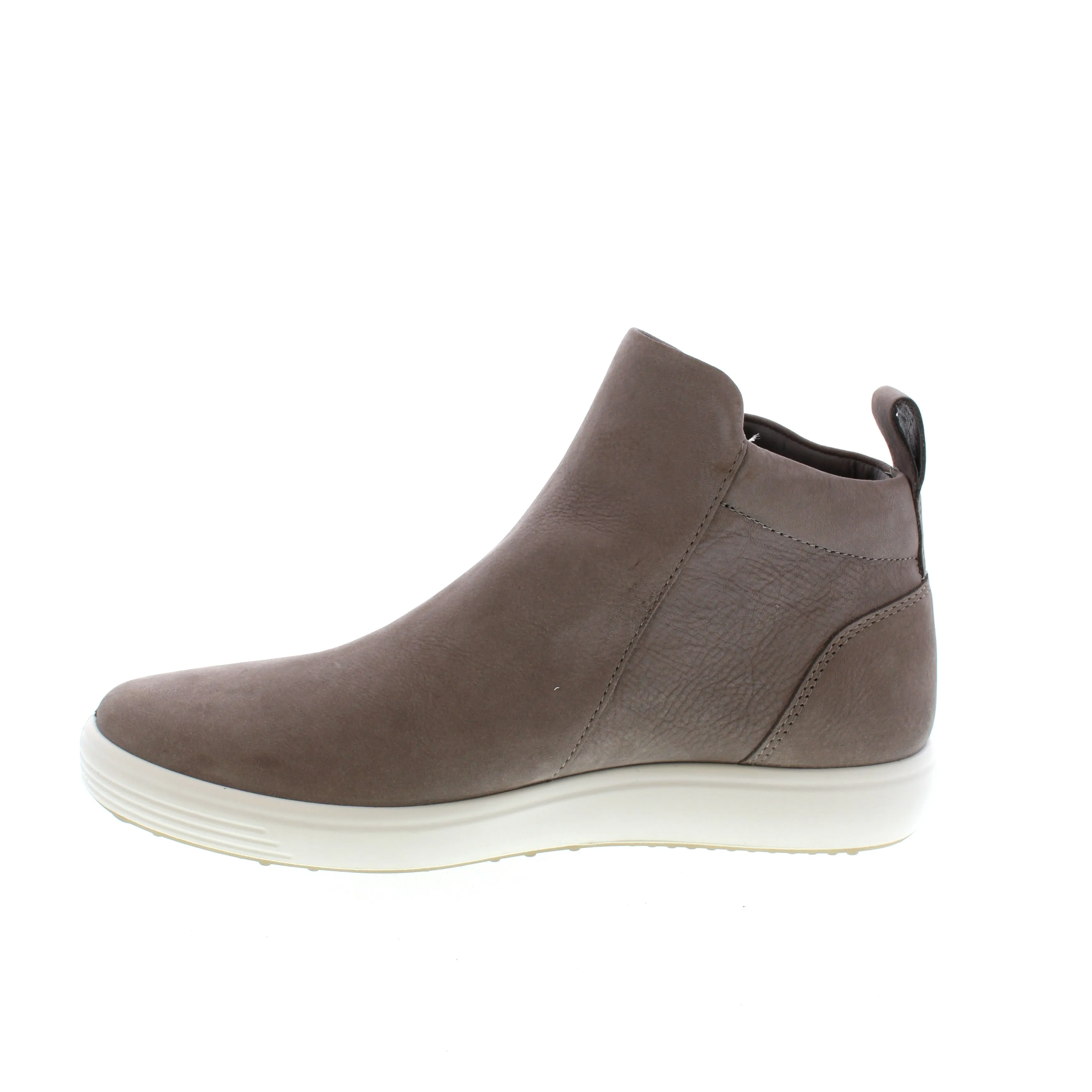 ECCO Soft 7 Zipped Ankle Boots - Warm Grey