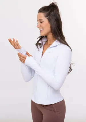 Elo Zipper Jacket White