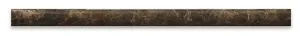 Emperador Dark Marble Polished 3/4 X 12 Bullnose Liner - Lot of 50 pcs.