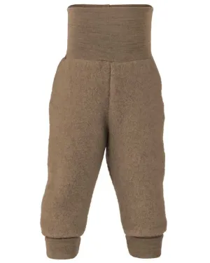Engel wool fleece trousers - Walnut