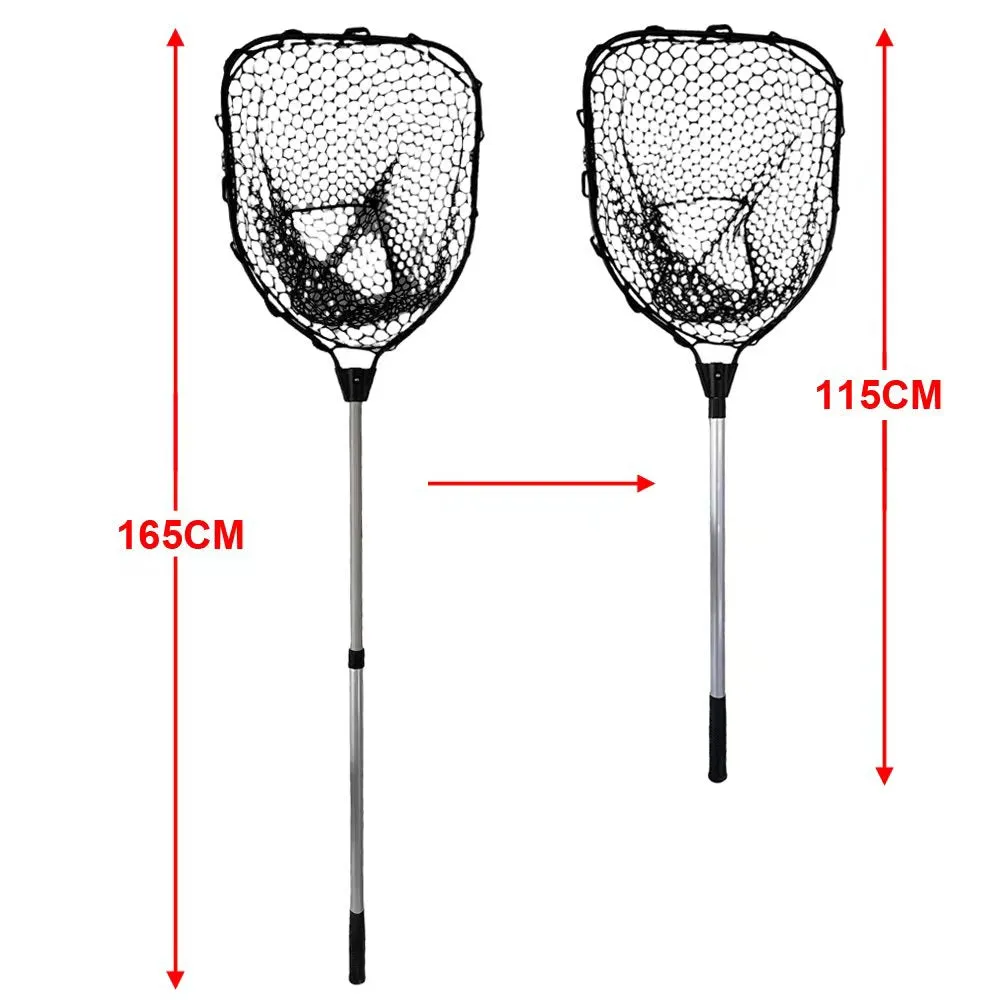 Extendable Squid Net with removable net Rubber Net