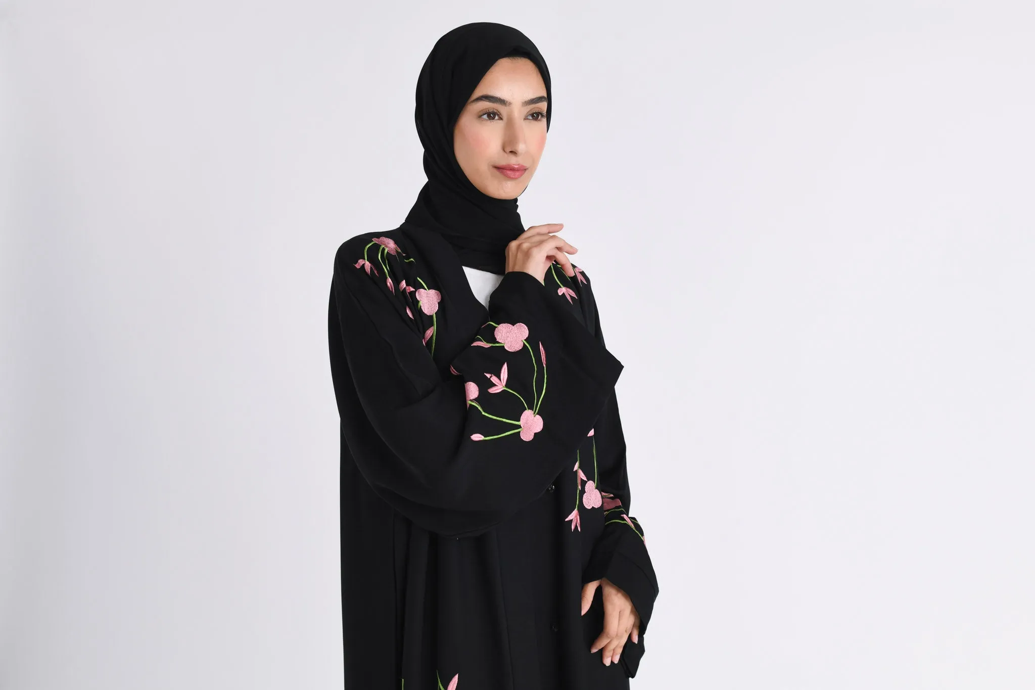 Falling Zahra Open Abaya (Premium)