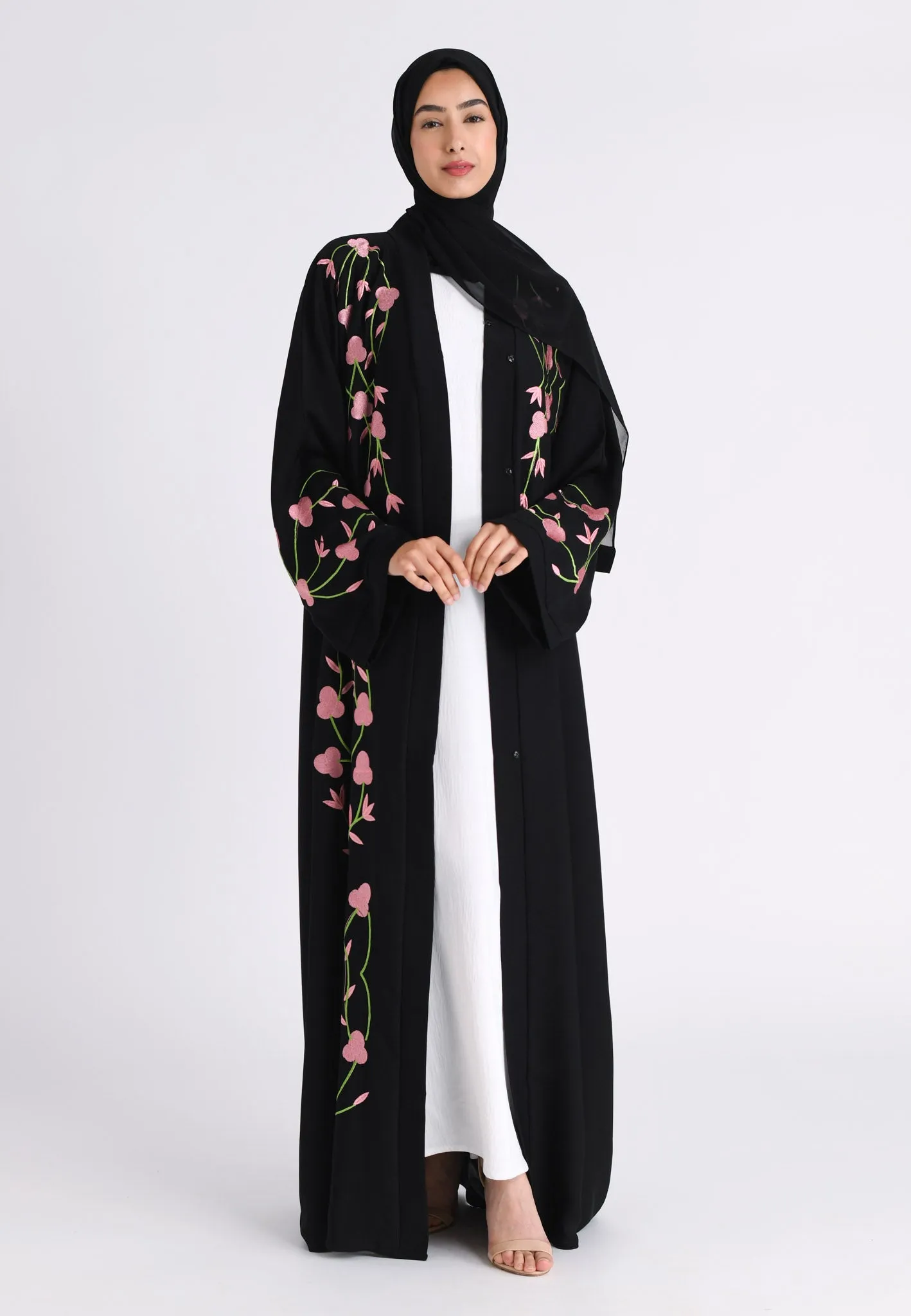 Falling Zahra Open Abaya (Premium)