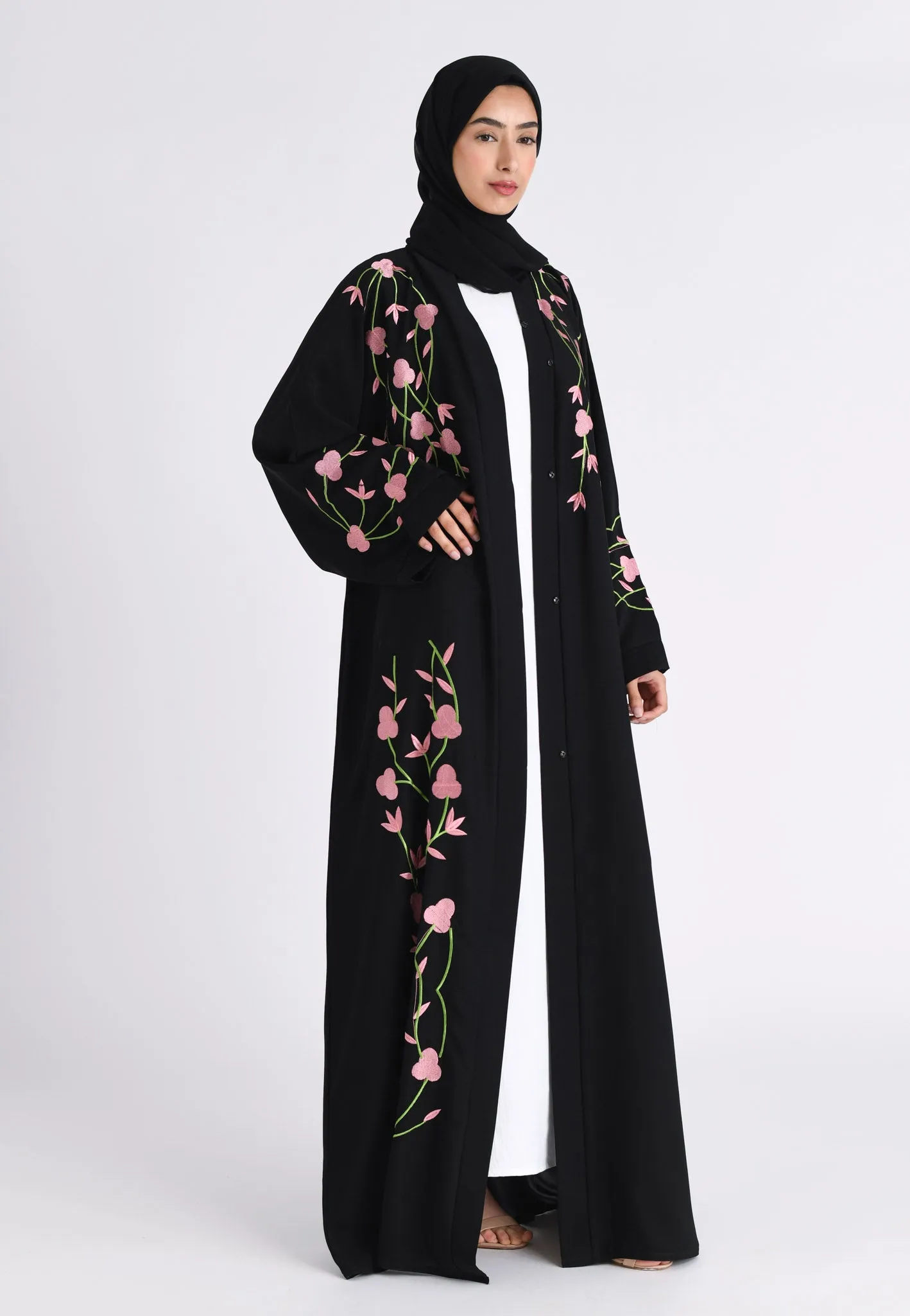 Falling Zahra Open Abaya (Premium)