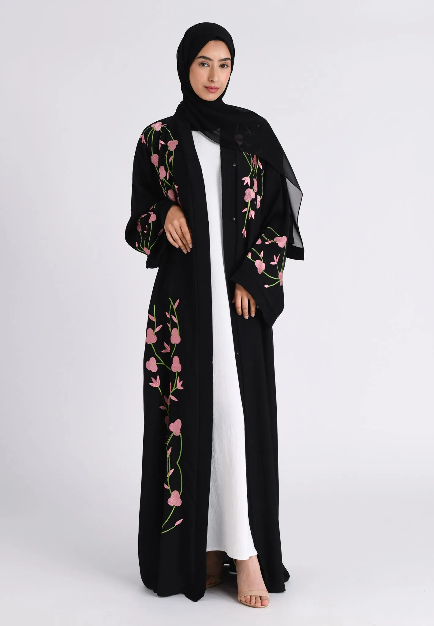 Falling Zahra Open Abaya (Premium)