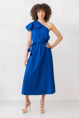 Farm Rio One Shoulder Leaf Maxi