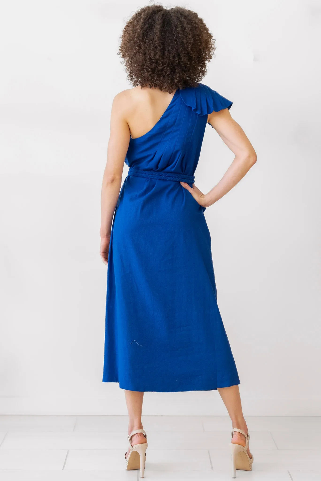 Farm Rio One Shoulder Leaf Maxi