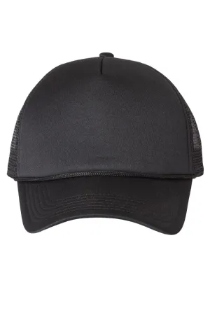 Faux Patch Lake Babe Transfer Foam Mesh Back Trucker Cap