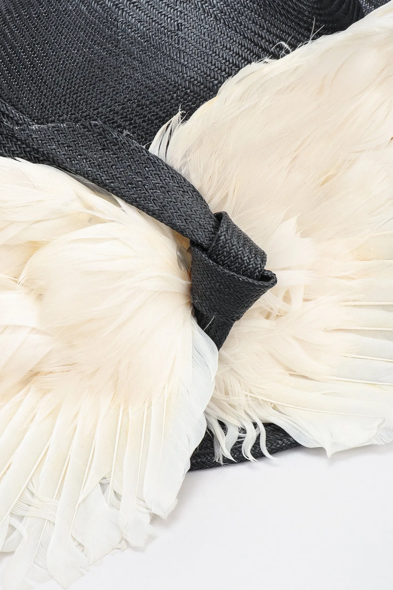 Feather Wing Calot Hat