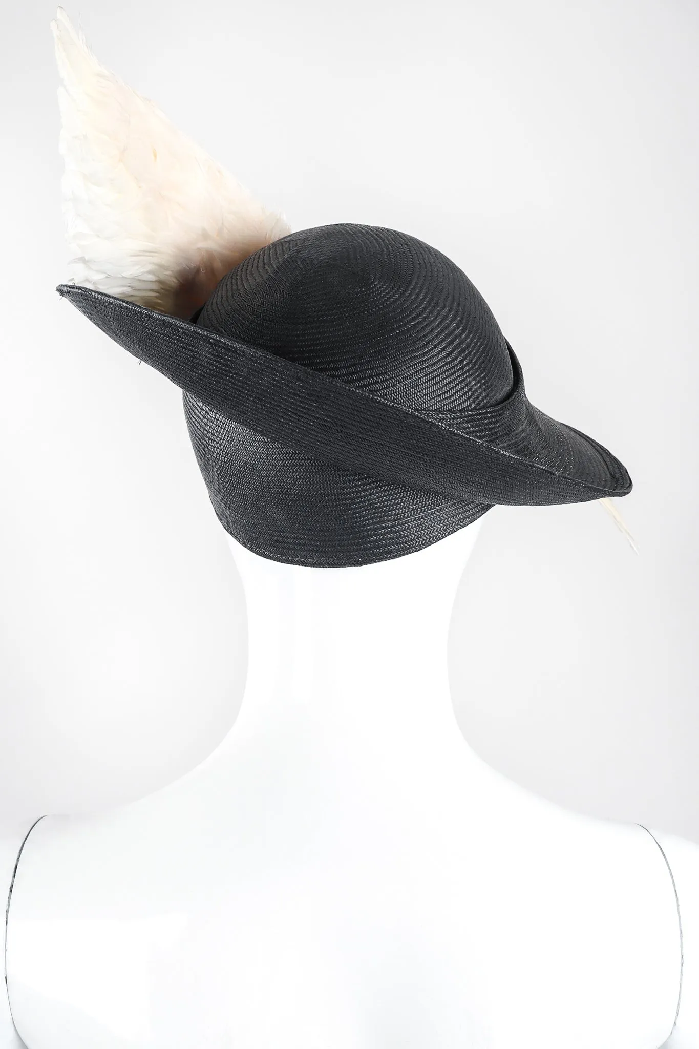 Feather Wing Calot Hat