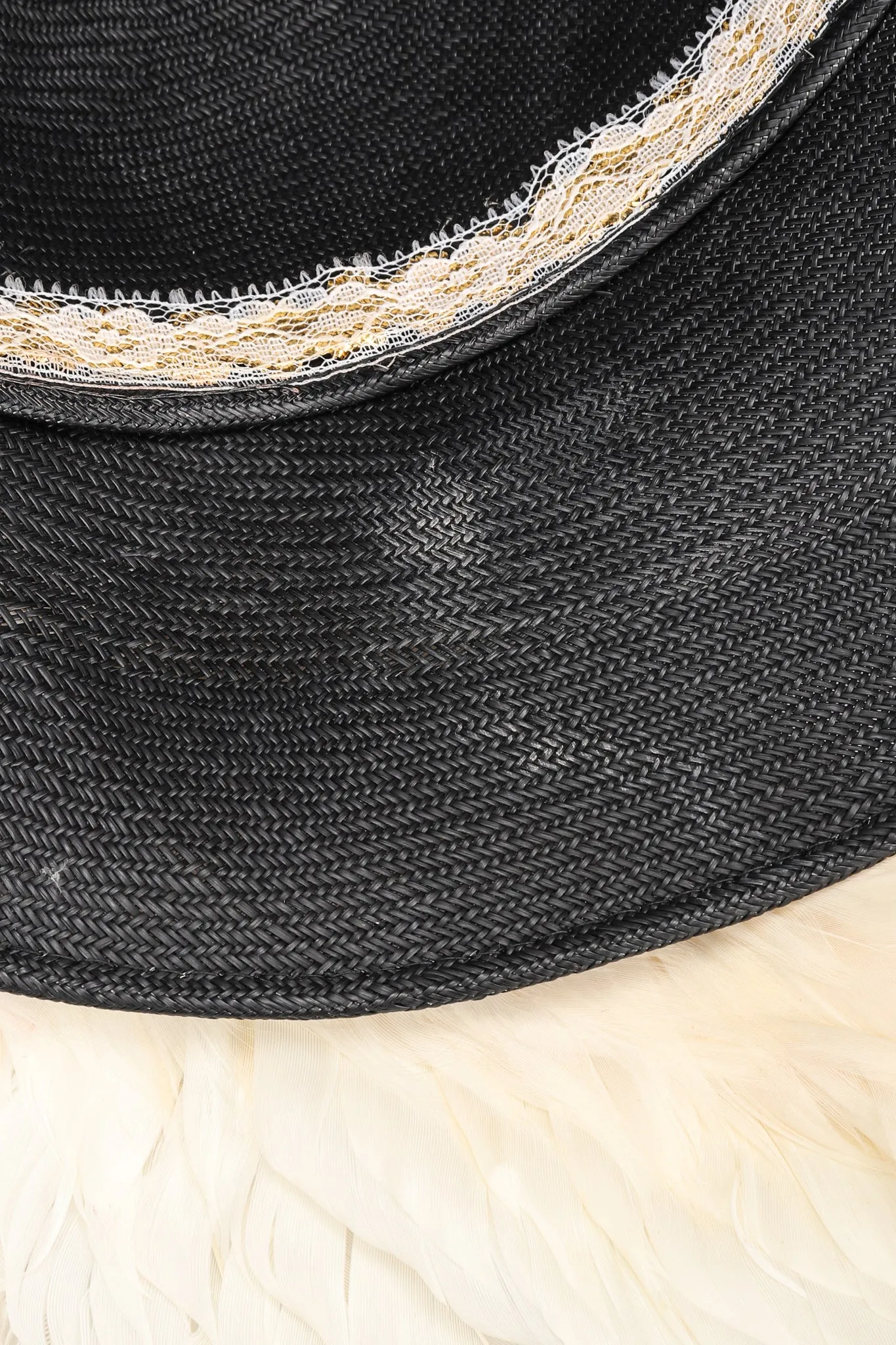 Feather Wing Calot Hat