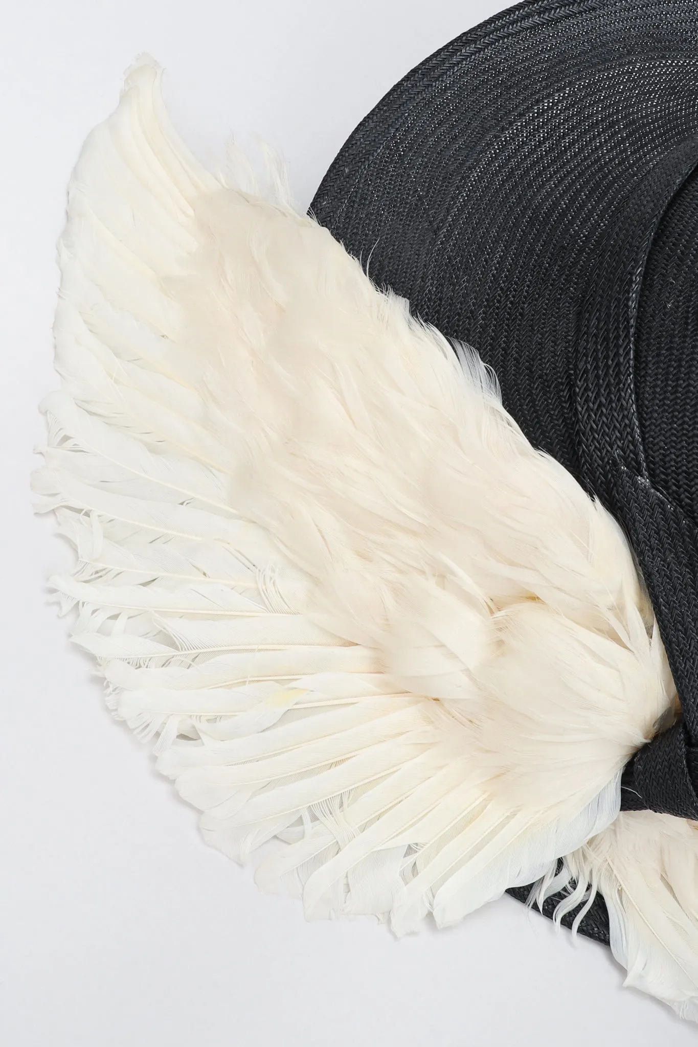Feather Wing Calot Hat