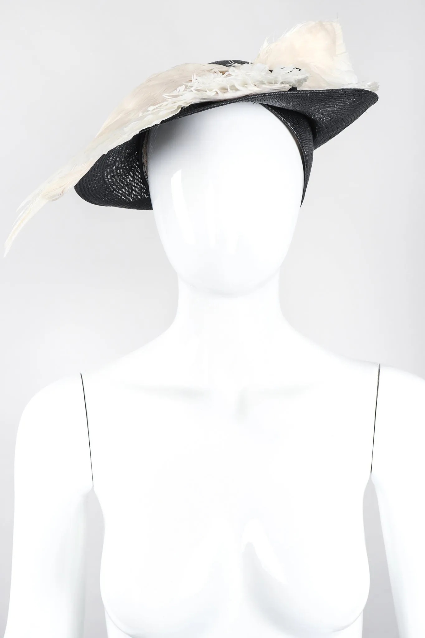 Feather Wing Calot Hat
