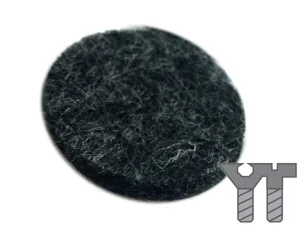 FELT ROUND PROTECTOR PAD (BLACK)
