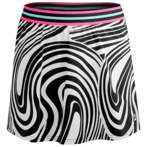 Fila Women's Tie Breaker High Waist Skort - Swirl/Pink Glow