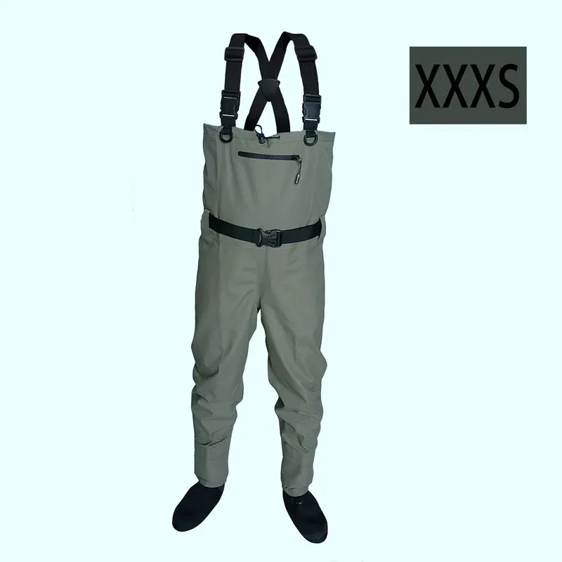 fishing Children adults waders neoprene foot Quick-dry Waterproof breathable