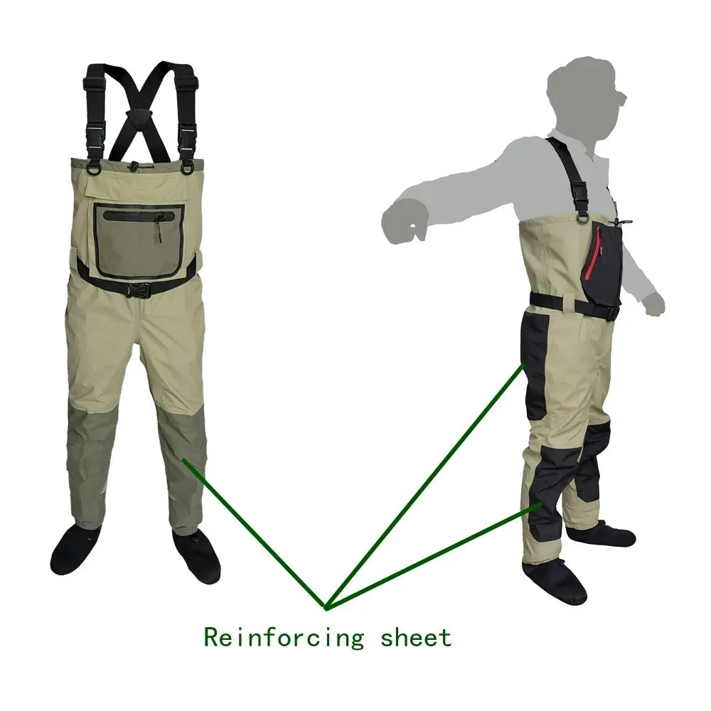 fishing Children adults waders neoprene foot Quick-dry Waterproof breathable