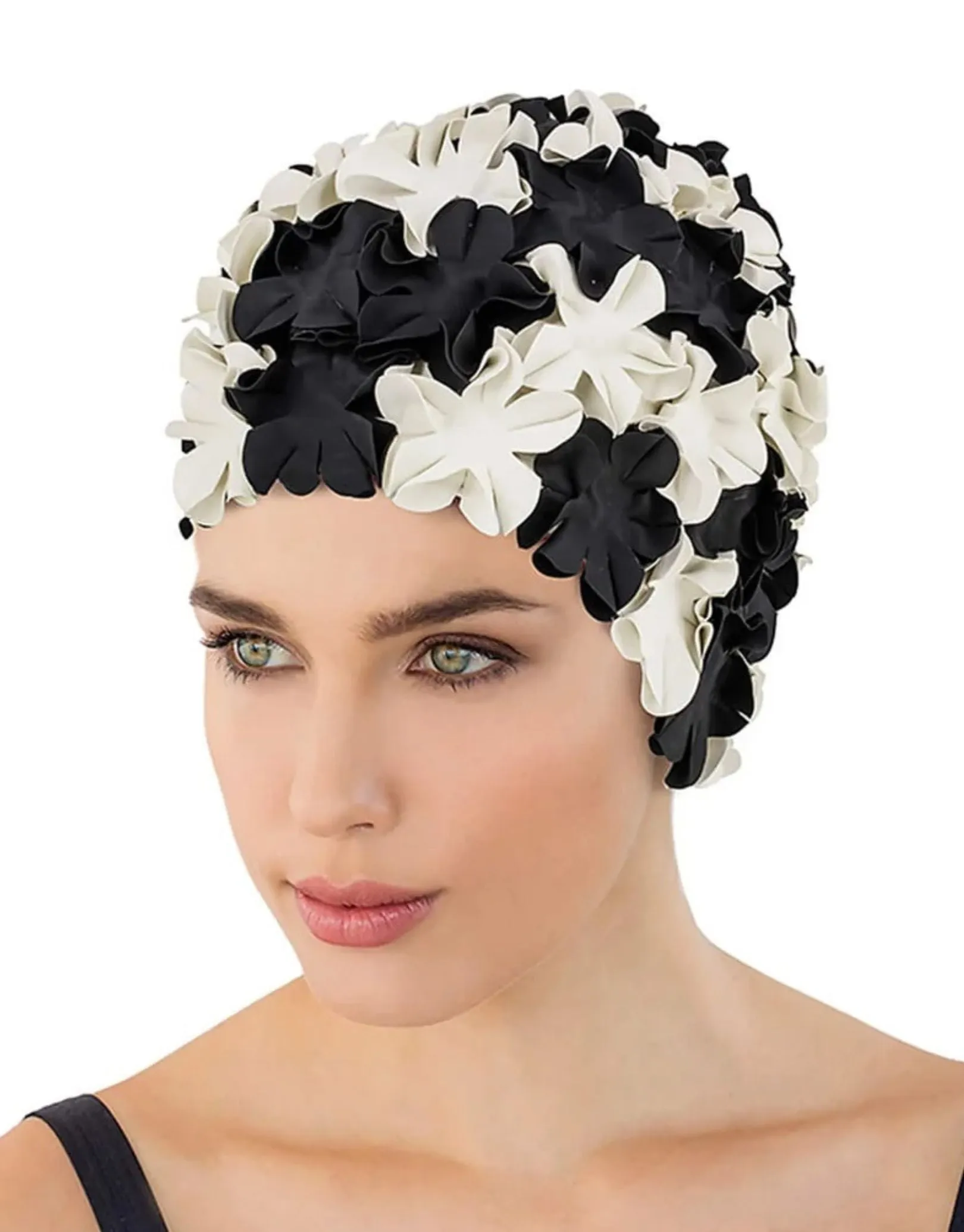 Flower Rubber Swim Cap